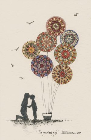 SOLD "The greatest gift"  R2000