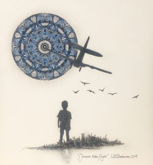 (SOLD) "Dreams take flight"  R1600
