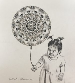(SOLD) "Here I am"  R3500
