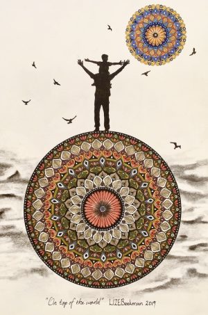 (SOLD)  "On top of the world" R2200